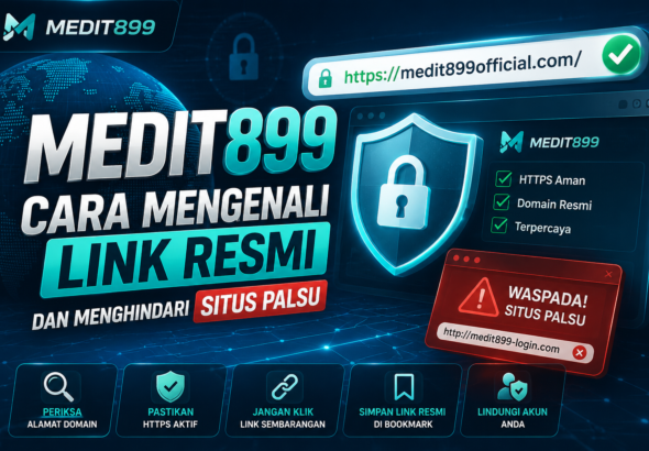 Cara mengenali link resmi MEDIT899 dan menghindari situs palsu